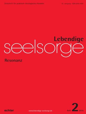 cover image of Lebendige Seelsorge 2/2016
